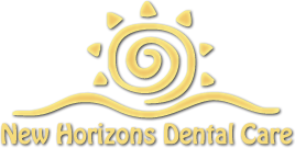 Logo for New Horizons Dental Care in Salina, KS.