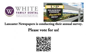 Vote for White Family Dental in Lancaster Newspapers Readers Choice Awards Survey 2017